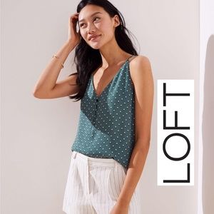 LOFT - Tulip Button Strappy Cami